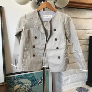 Light Grey Blazer - atelier b. Made in Montreal.